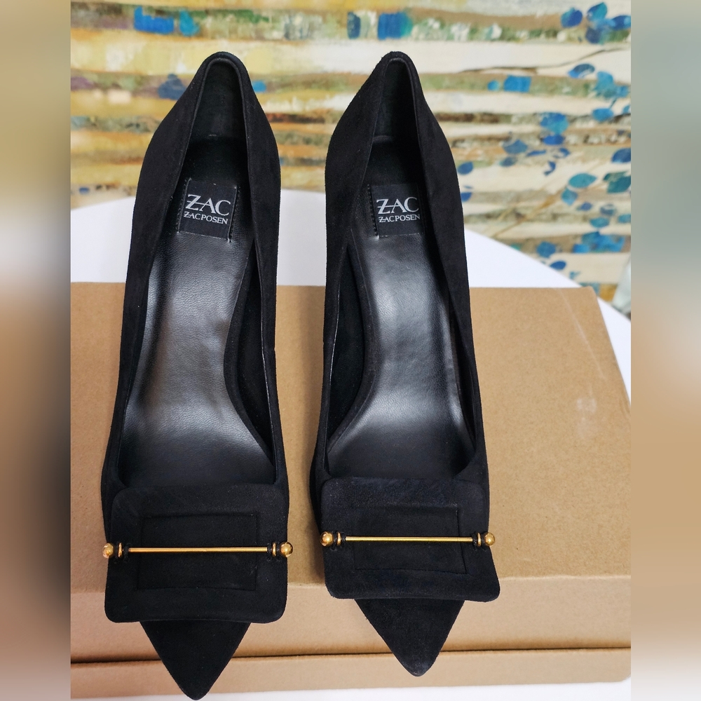 Zac Posen Nia Buckle Pumps - Picture 7 of 9